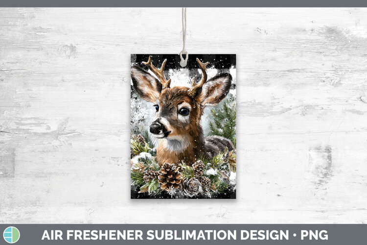 GorgeousWoodland Checker Christmas Air Freshener design.