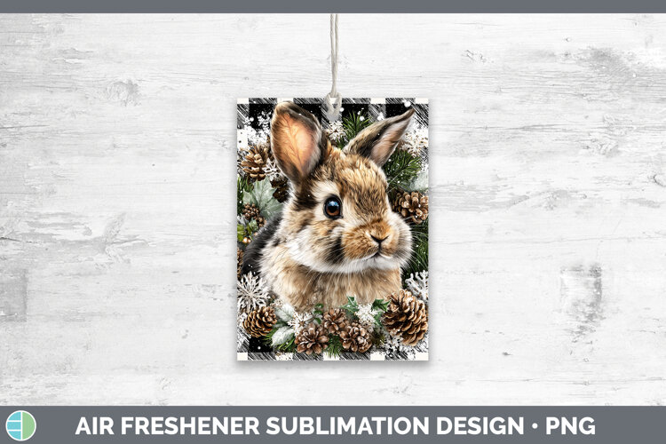 GorgeousWoodland Checker Christmas Air Freshener design.