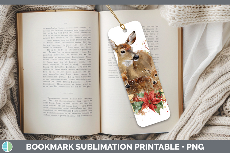 Printable Christmas Bookmark Image 12