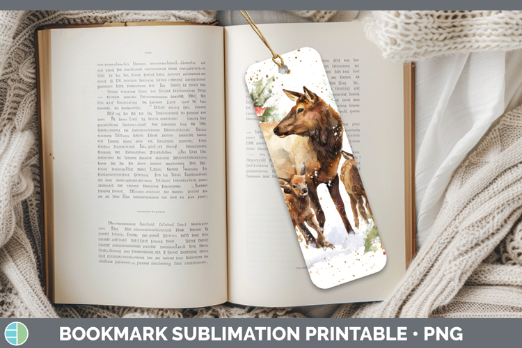 Printable Christmas Bookmark Image 11