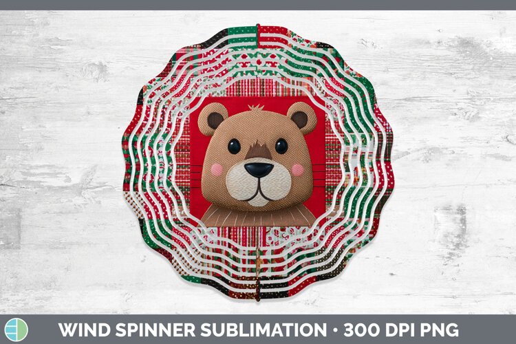 GorgeousWoodland Christmas Quilt Wind Spinner design.
