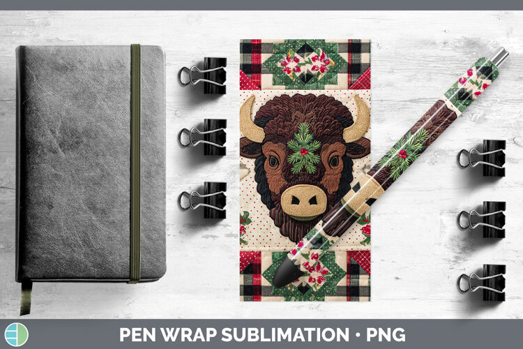 GorgeousWoodland Christmas Quilt Pen Wrap design.