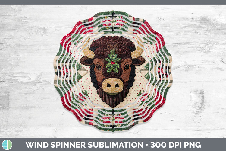 GorgeousWoodland Christmas Quilt Wind Spinner design.