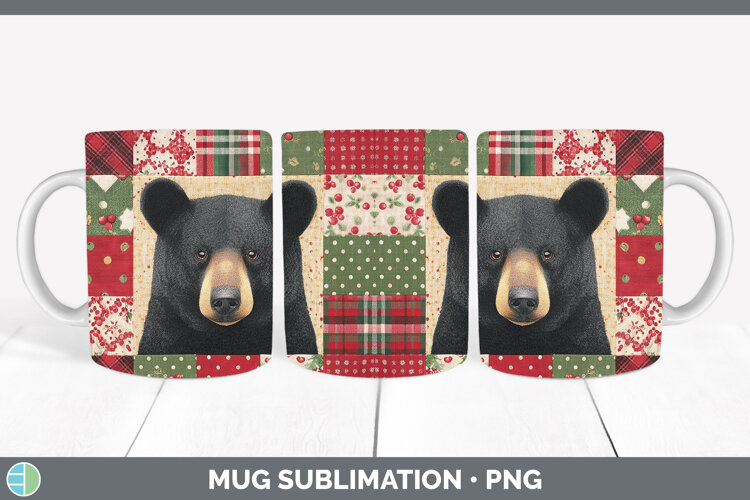 GorgeousWoodland Christmas Quilt Mug Wrap design.