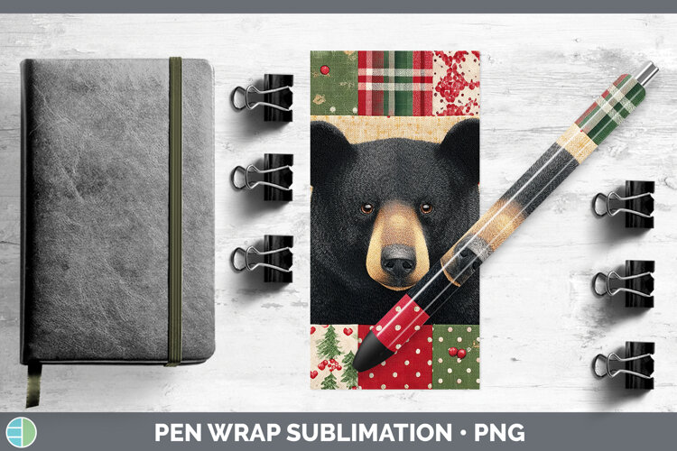 GorgeousWoodland Christmas Quilt Pen Wrap design.