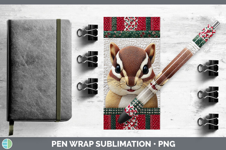 GorgeousWoodland Christmas Quilt Pen Wrap design.