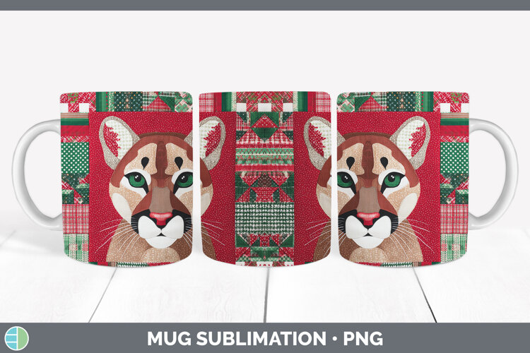 GorgeousWoodland Christmas Quilt Mug Wrap design.