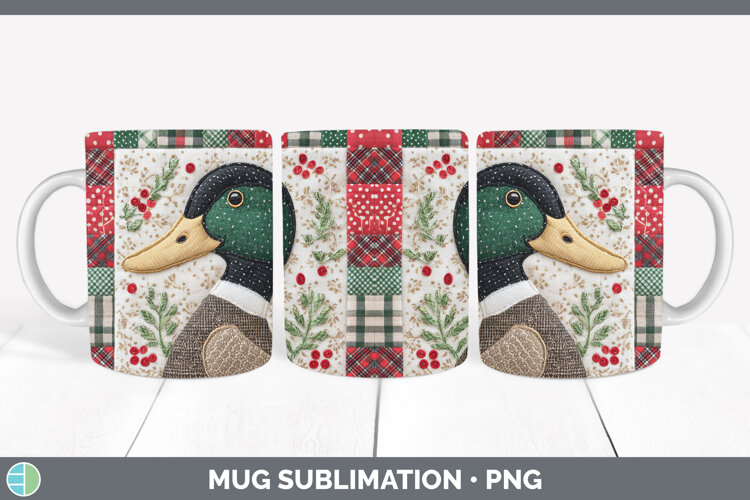 GorgeousWoodland Christmas Quilt Mug Wrap design.