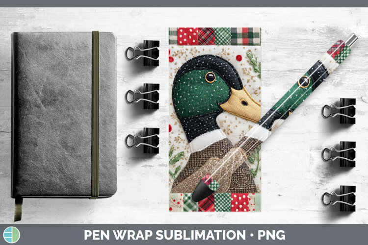 GorgeousWoodland Christmas Quilt Pen Wrap design.