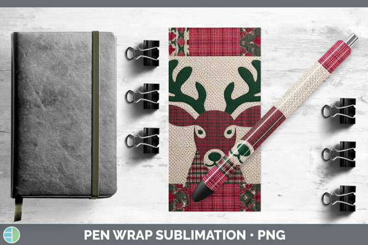 GorgeousWoodland Christmas Quilt Pen Wrap design.