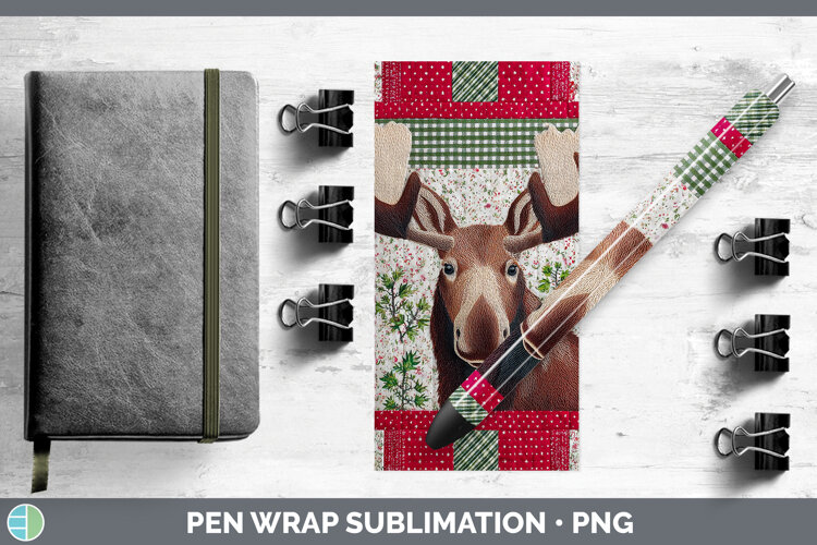 GorgeousWoodland Christmas Quilt Pen Wrap design.