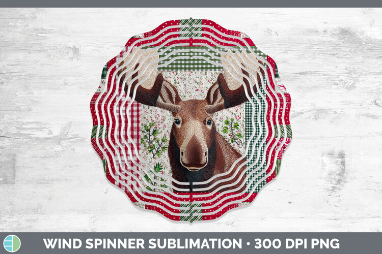 GorgeousWoodland Christmas Quilt Wind Spinner design.