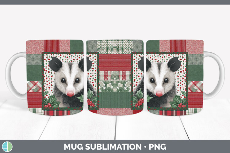 GorgeousWoodland Christmas Quilt Mug Wrap design.