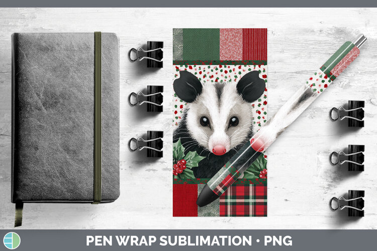 GorgeousWoodland Christmas Quilt Pen Wrap design.