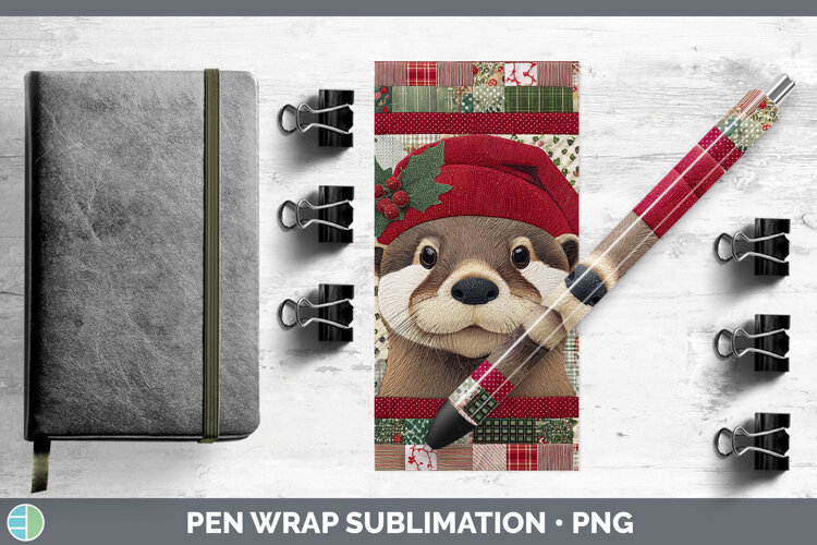 GorgeousWoodland Christmas Quilt Pen Wrap design.