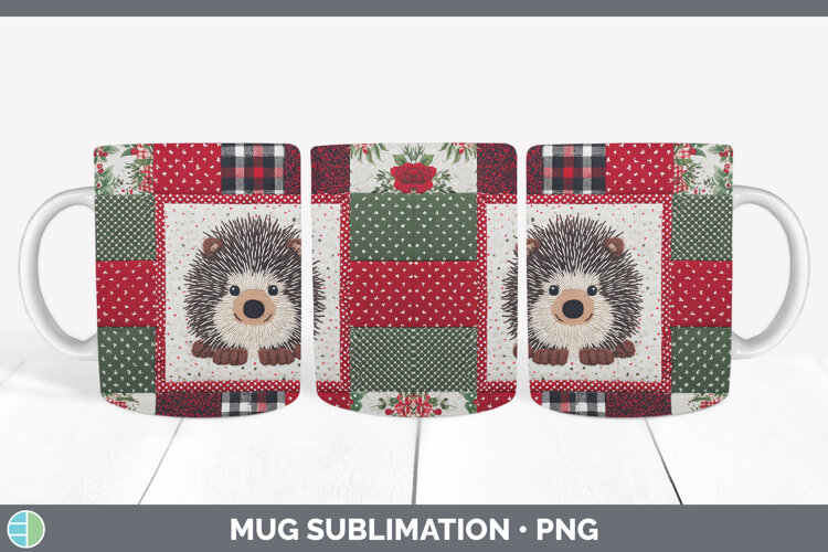 GorgeousWoodland Christmas Quilt Mug Wrap design.