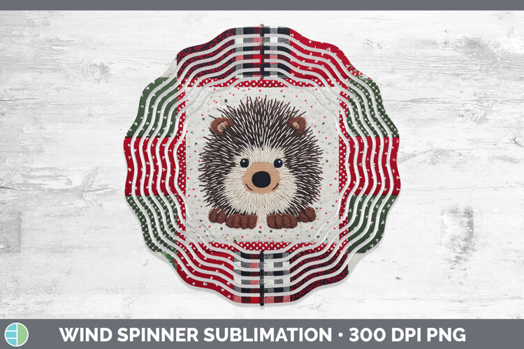 GorgeousWoodland Christmas Quilt Wind Spinner design.