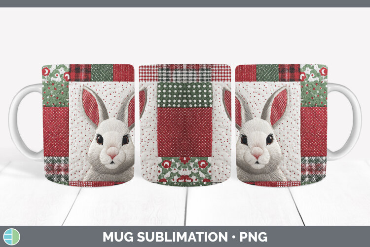 GorgeousWoodland Christmas Quilt Mug Wrap design.