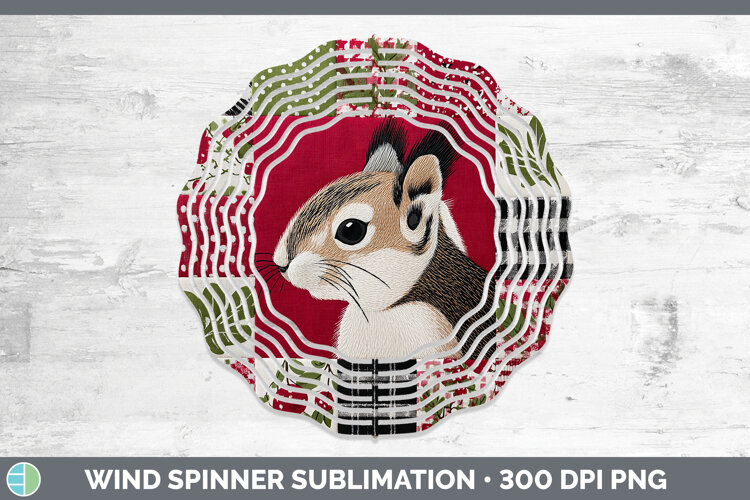 GorgeousWoodland Christmas Quilt Wind Spinner design.