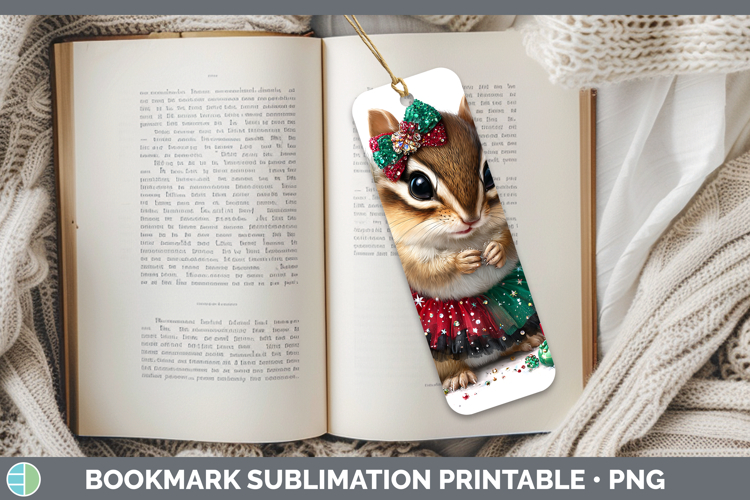 Printable Christmas Bookmark Image 19