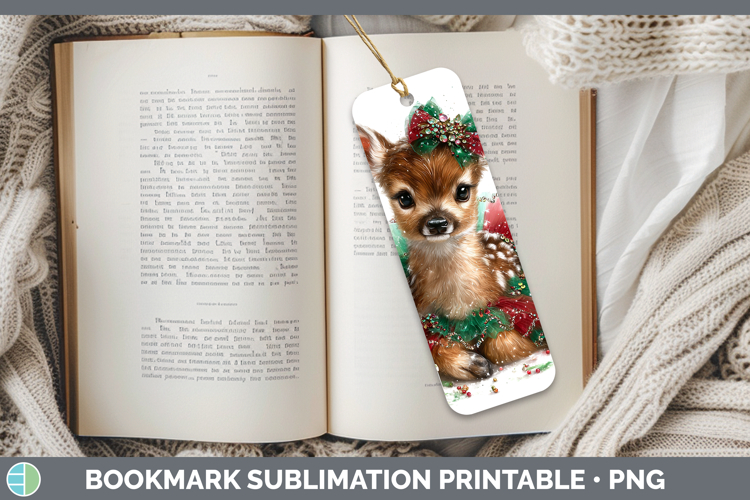 Printable Christmas Bookmark Image 12
