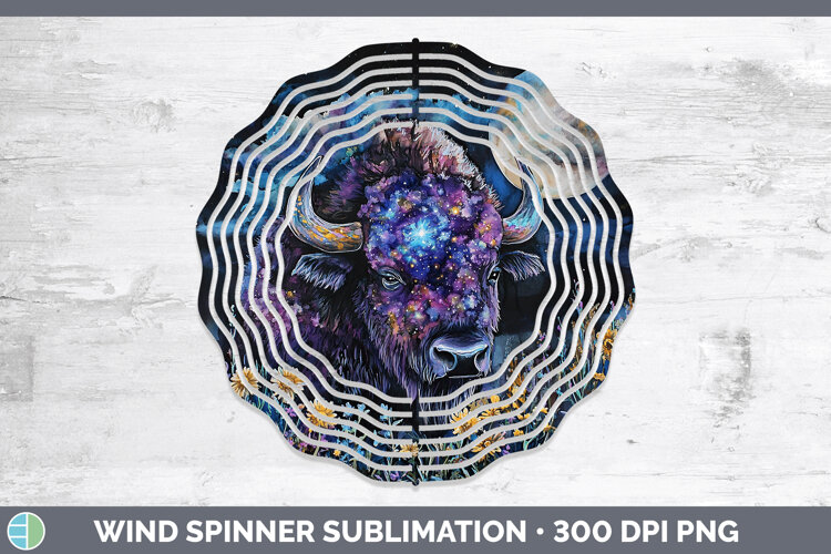 GorgeousWoodland Galaxy Wind Spinner design.