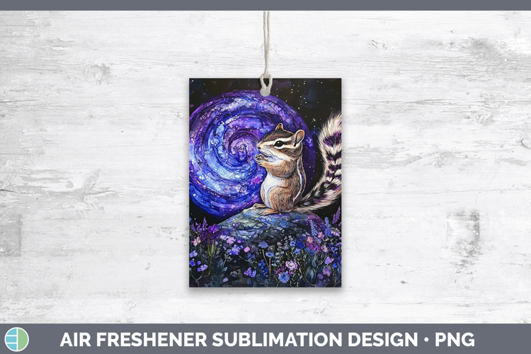 Woodland Galaxy Chipmunk Air Freshener Sublimation Car Fresh