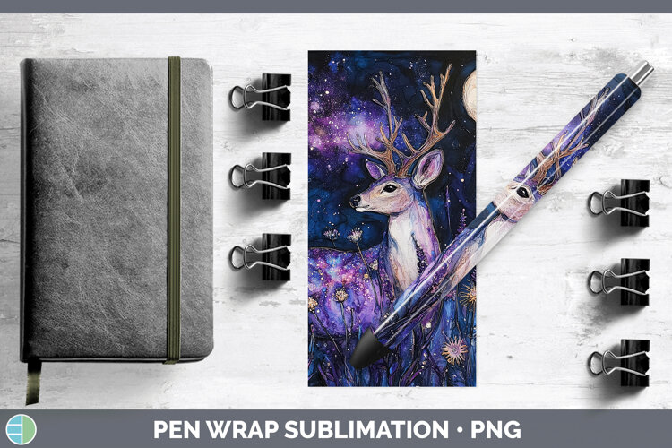 GorgeousWoodland Galaxy Pen Wrap design.