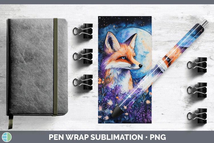 GorgeousWoodland Galaxy Pen Wrap design.