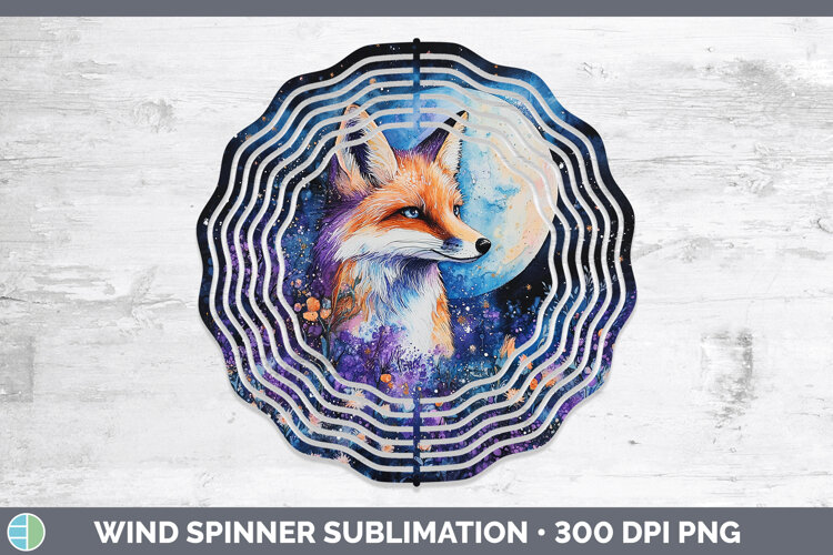 GorgeousWoodland Galaxy Wind Spinner design.