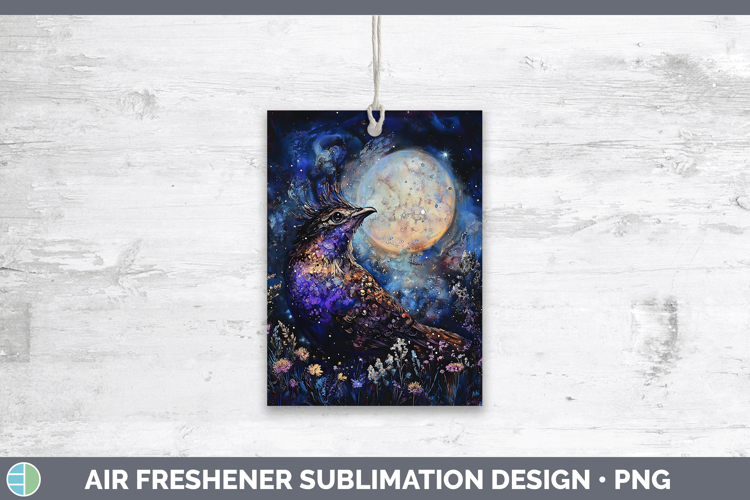 Woodland Galaxy Grouse Air Freshener Sublimation Car Freshen