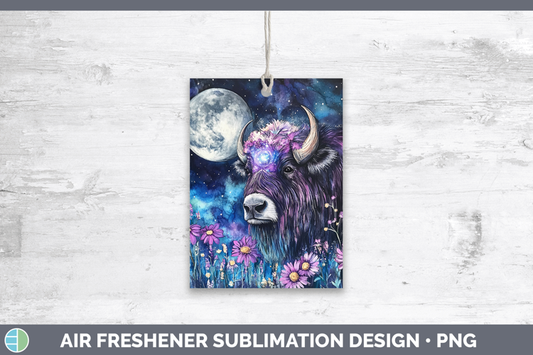 Woodland Galaxy Musk Ox Air Freshener Sublimation Car Freshe