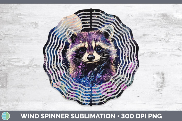 GorgeousWoodland Galaxy Wind Spinner design.