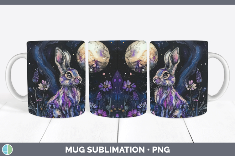 GorgeousWoodland Galaxy Mug Wrap design.