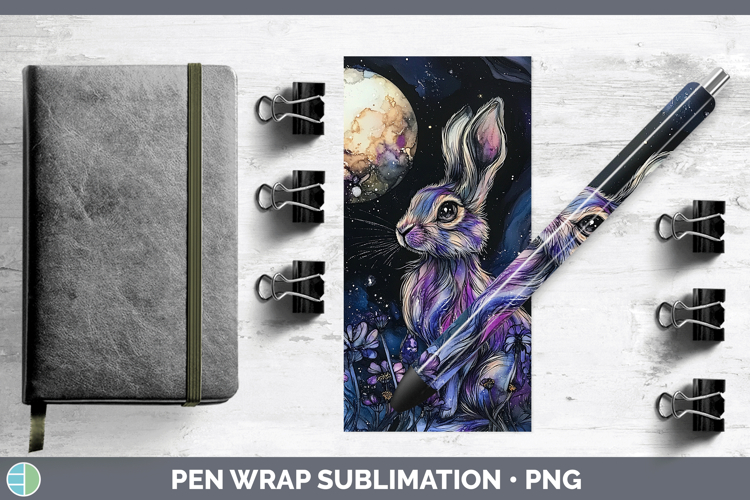 GorgeousWoodland Galaxy Pen Wrap design.
