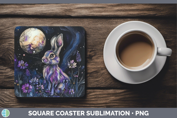 GorgeousWoodland Galaxy Square Coaster design.