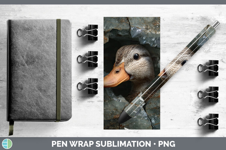 GorgeousWoodland Geode Pen Wrap design.