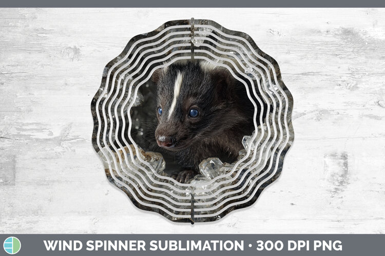 GorgeousWoodland Geode Wind Spinner design.