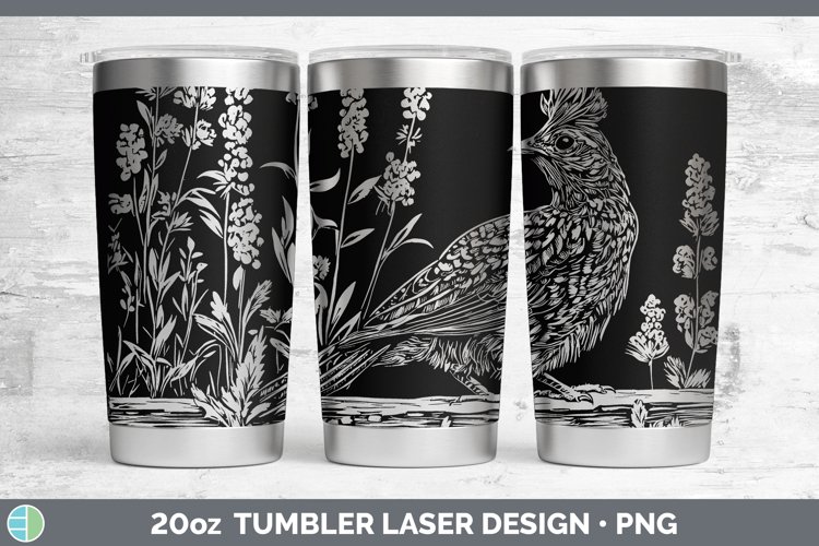Woodland Grouse Laser 20oz Tumbler Sublimation Tumbler Desig
