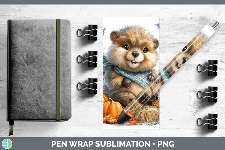 GorgeousWoodland Halloween Pen Wrap design.