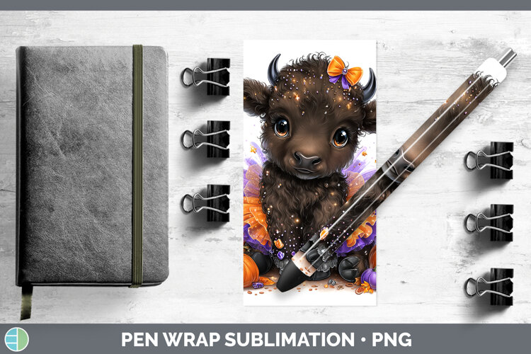 GorgeousWoodland Halloween Pen Wrap design.