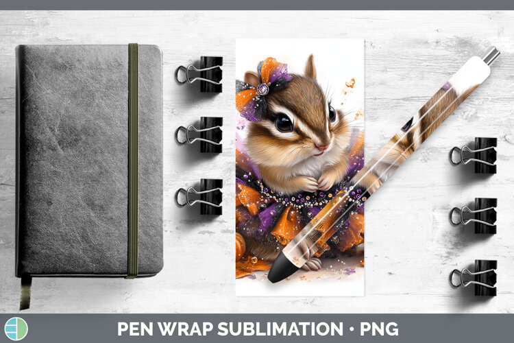 GorgeousWoodland Halloween Pen Wrap design.