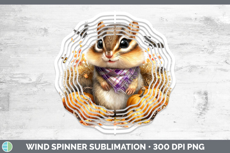 GorgeousWoodland Halloween Wind Spinner design.