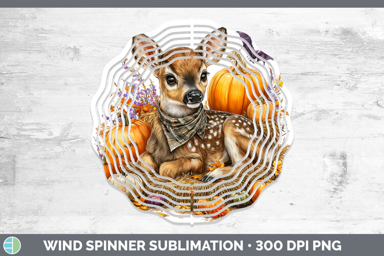 GorgeousWoodland Halloween Wind Spinner design.