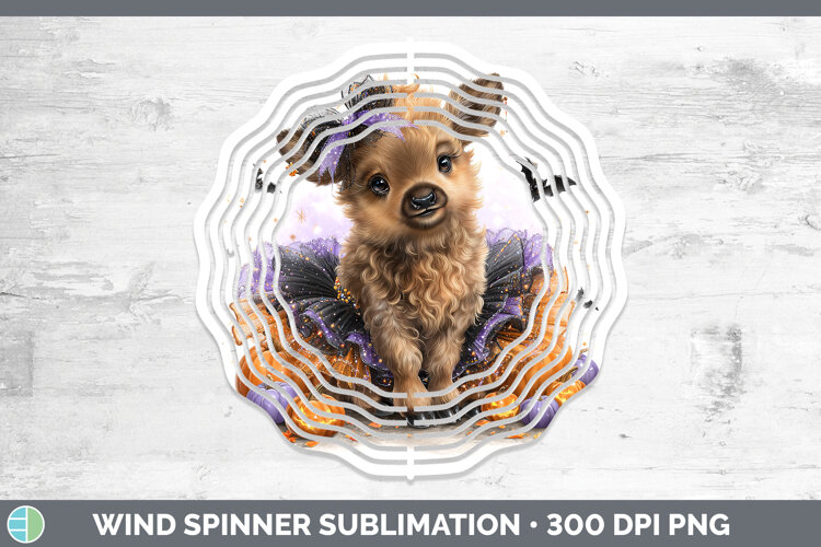 GorgeousWoodland Halloween Wind Spinner design.
