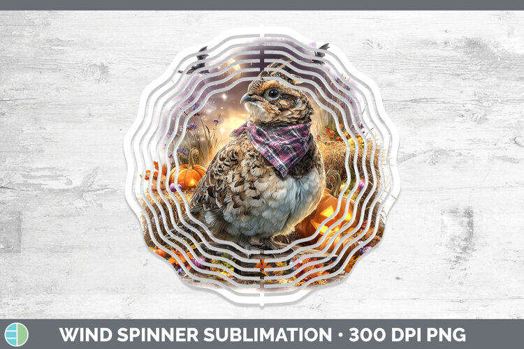 GorgeousWoodland Halloween Wind Spinner design.