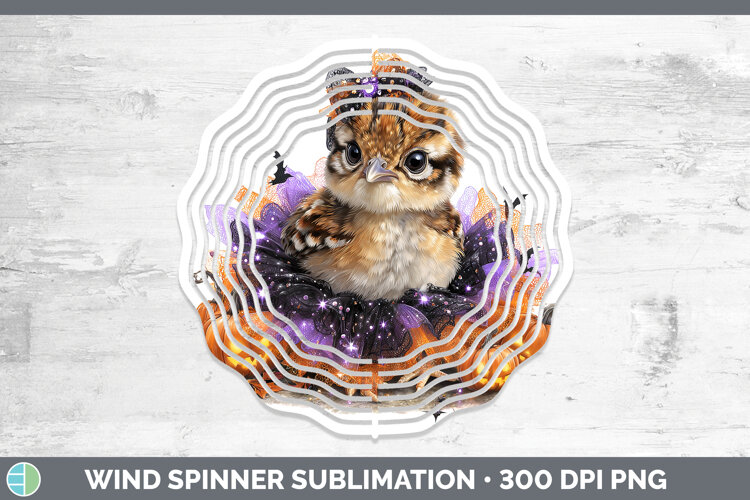 GorgeousWoodland Halloween Wind Spinner design.