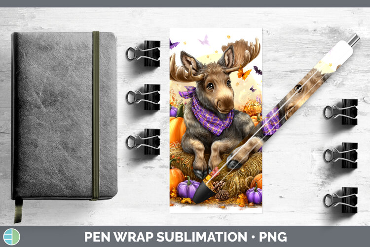 GorgeousWoodland Halloween Pen Wrap design.