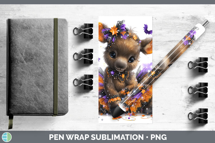 GorgeousWoodland Halloween Pen Wrap design.