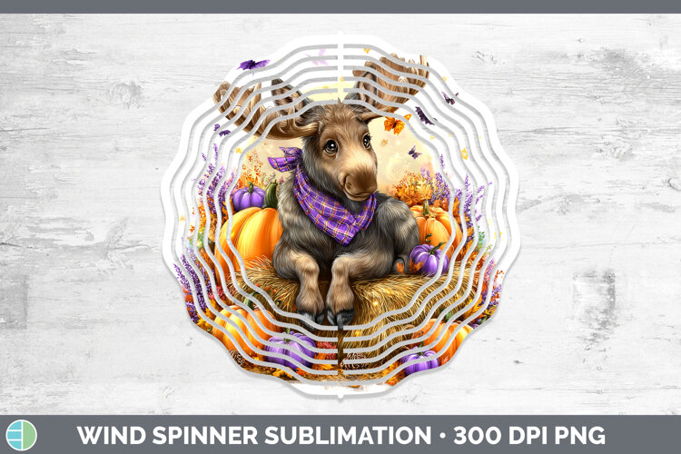 GorgeousWoodland Halloween Wind Spinner design.